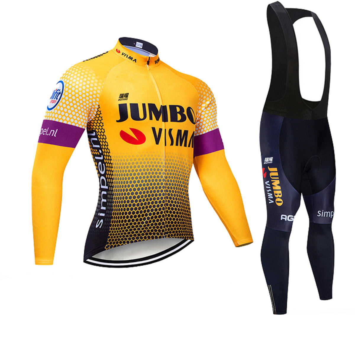 Jumbo - Pitkähihainen pro pyöräilyasu